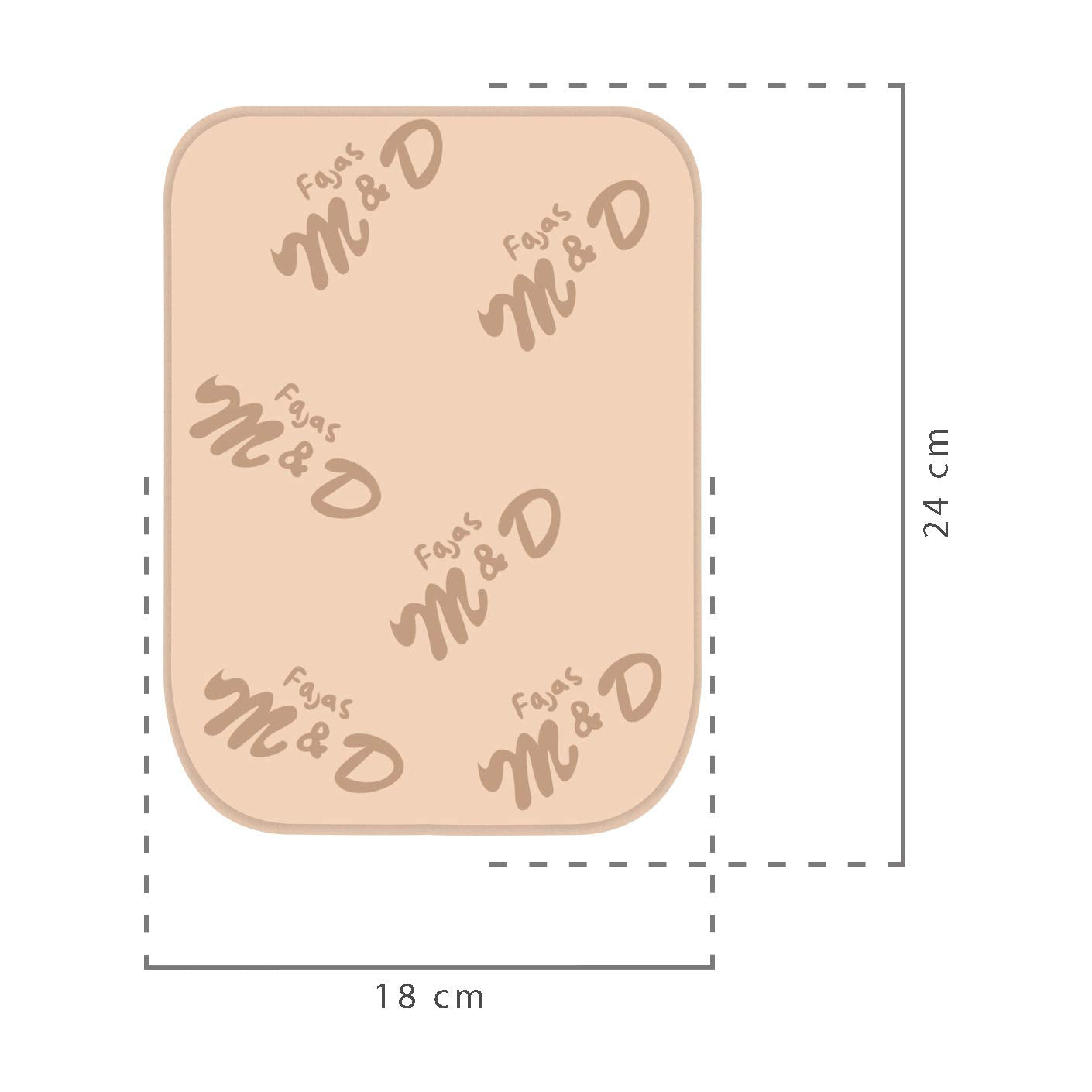M&D Ab Board soft seams closeup highlights skin-friendly design.