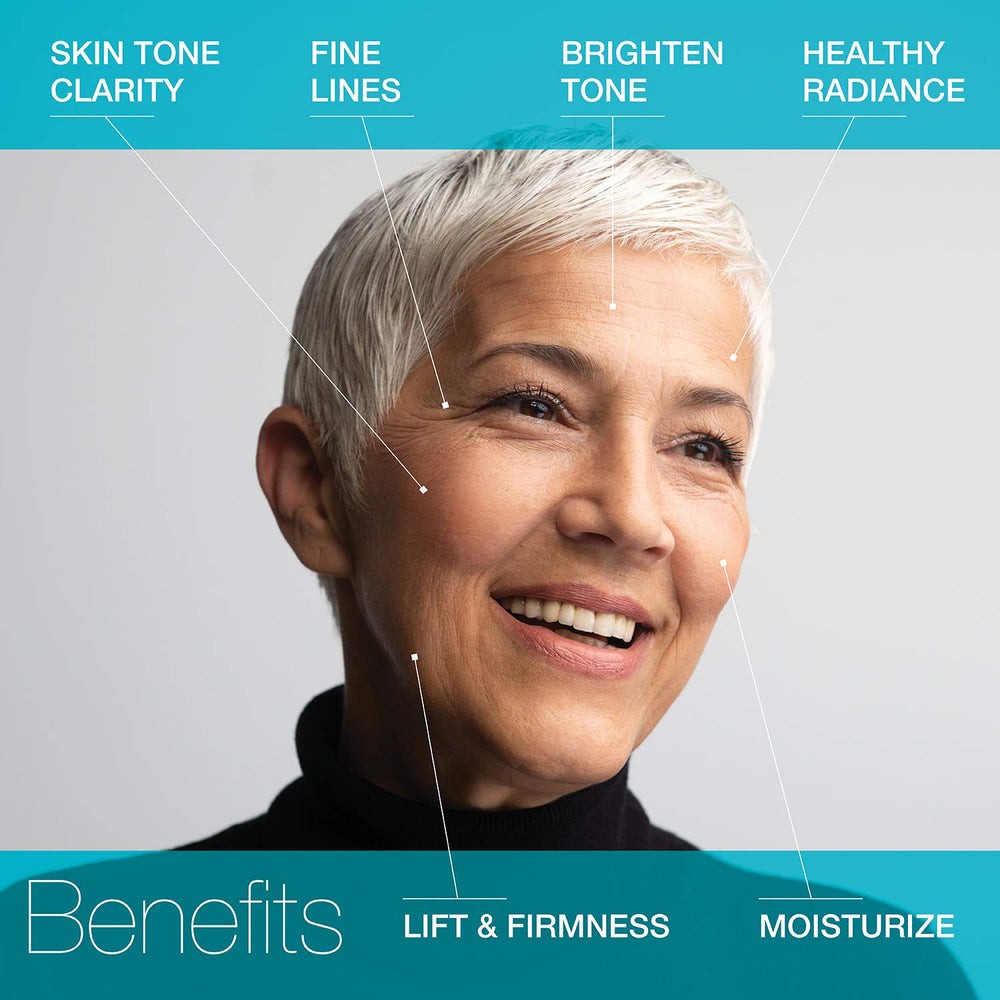 MD Complete Retinol Vitamin C Serum dropper use for precise nightly rejuvenation.
