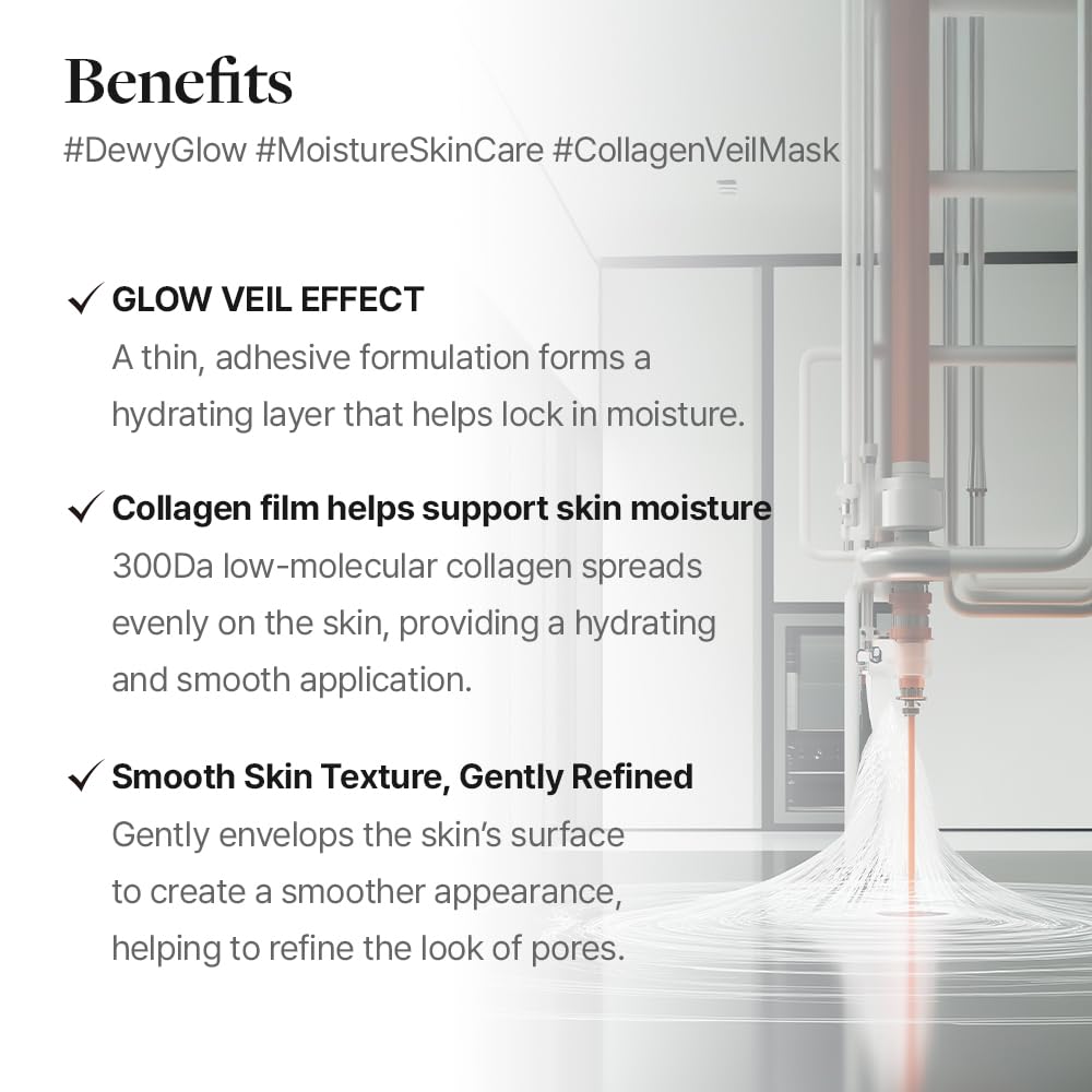 Close-up of MDP Red Lacto Collagen Mask showcasing its smooth texture.