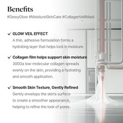 Close-up of MDP Red Lacto Collagen Mask showcasing its smooth texture.