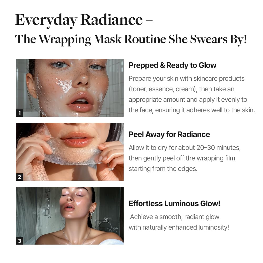 MDP Red Lacto Collagen Mask providing intense hydration for glow.