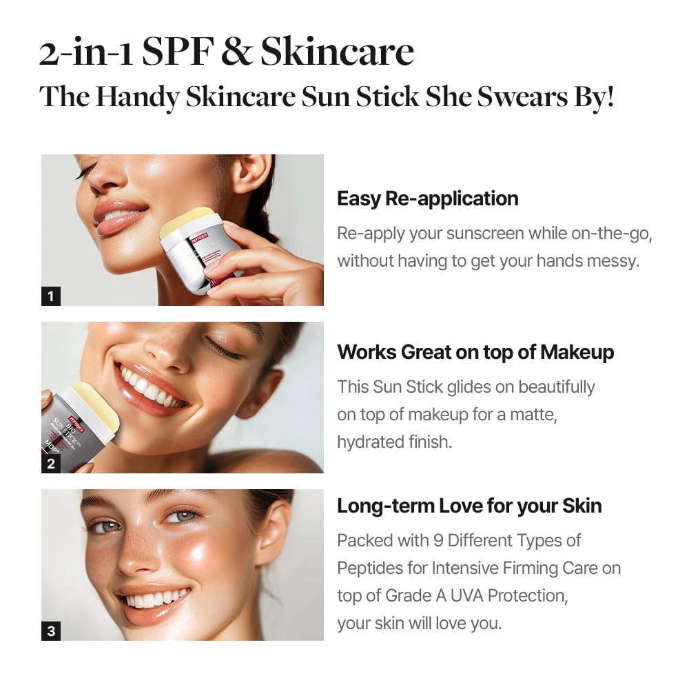 MDP Sunstick Pro matte finish swatch demonstrates non-white, makeup-friendly coverage