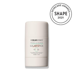 MDSolarSciences tinted solar stick swatch on skin with sheer tint.