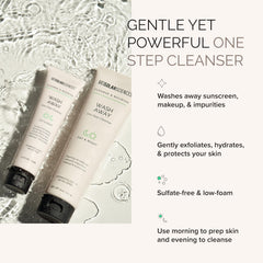 MDSolarSciences Wash Away Cleanser with apple and pineapple extracts for gentle exfoliation