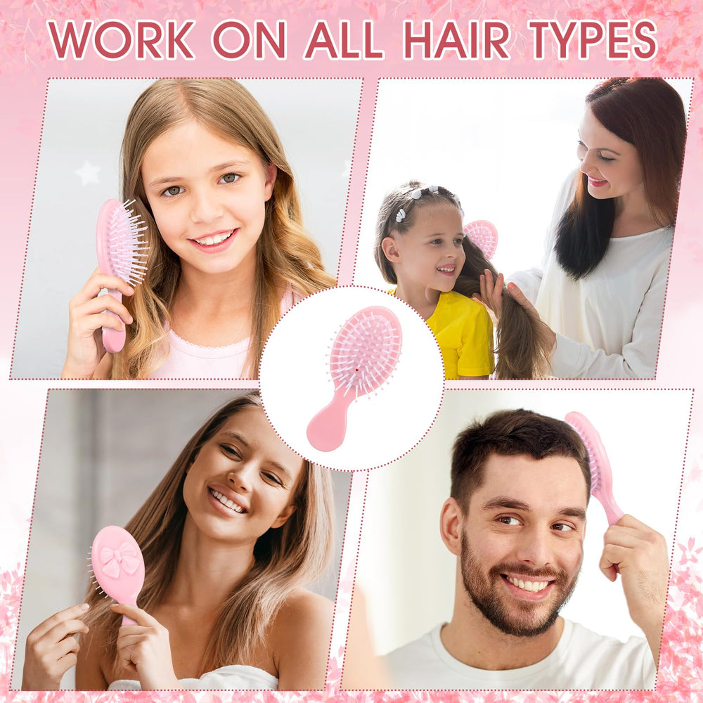 Meanplan six-pack travel brushes shown together for sharing with family