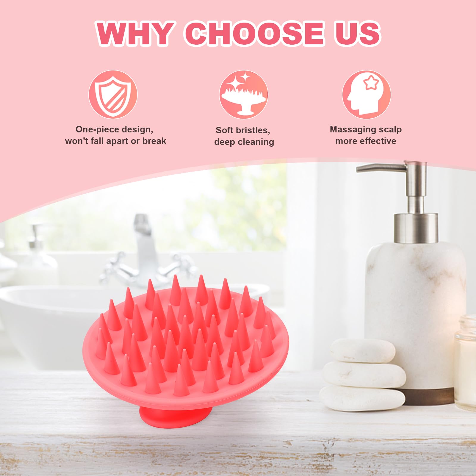 Meartchy large-grip silicone scalp massager fits the palm for broad coverage