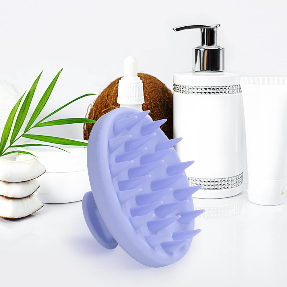 Meartchy one-piece oval scalp massager held comfortably for durable, worry-free use.