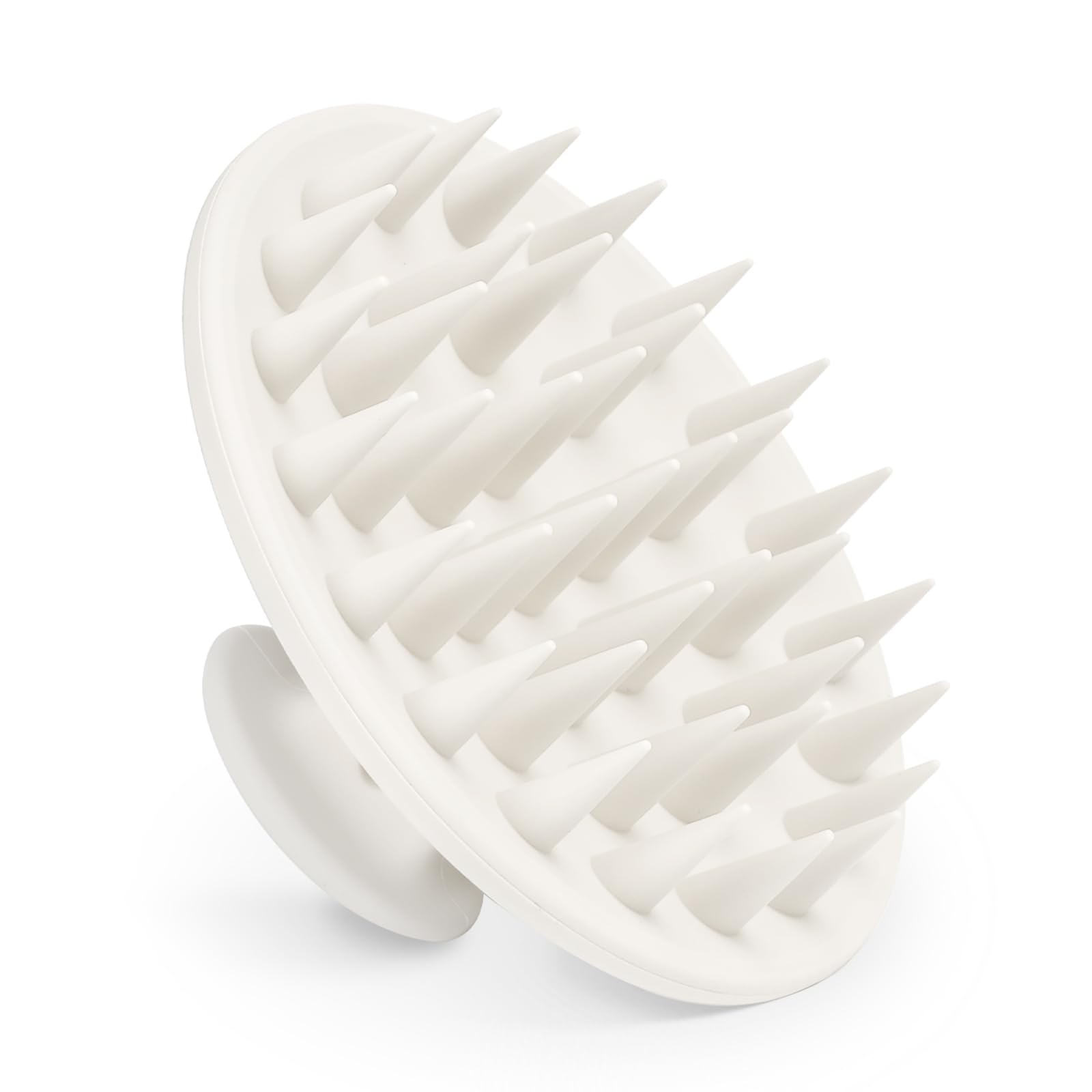 Meartchy silicone scalp massager with a comfortable palm-grip for thorough cleansing.