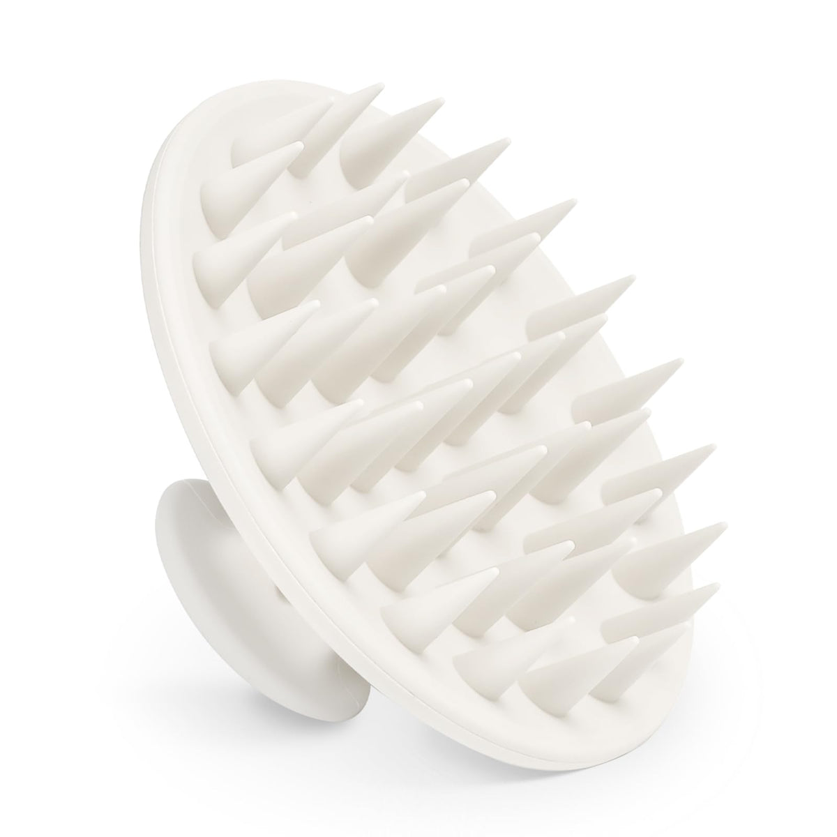Meartchy silicone scalp massager with a comfortable palm-grip for thorough cleansing.