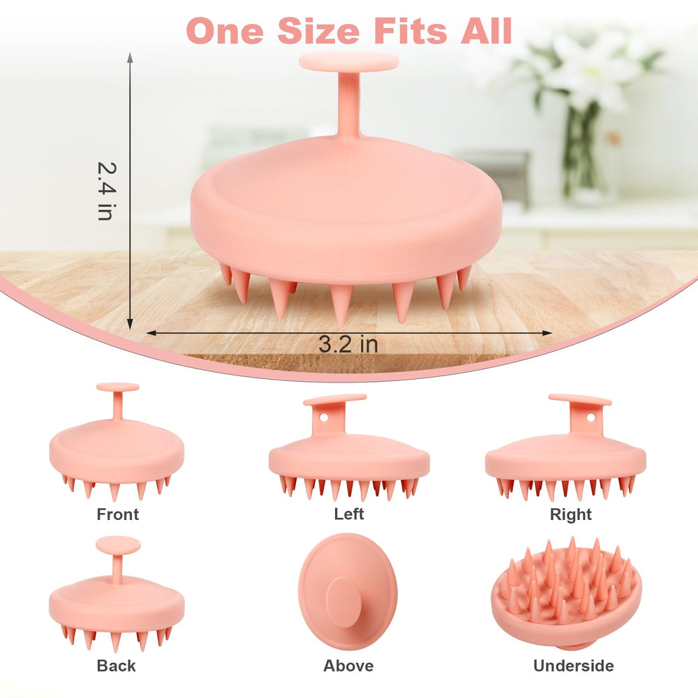 Meartchy silicone scalp massager with soft bristles for gentle cleansing and exfoliation.