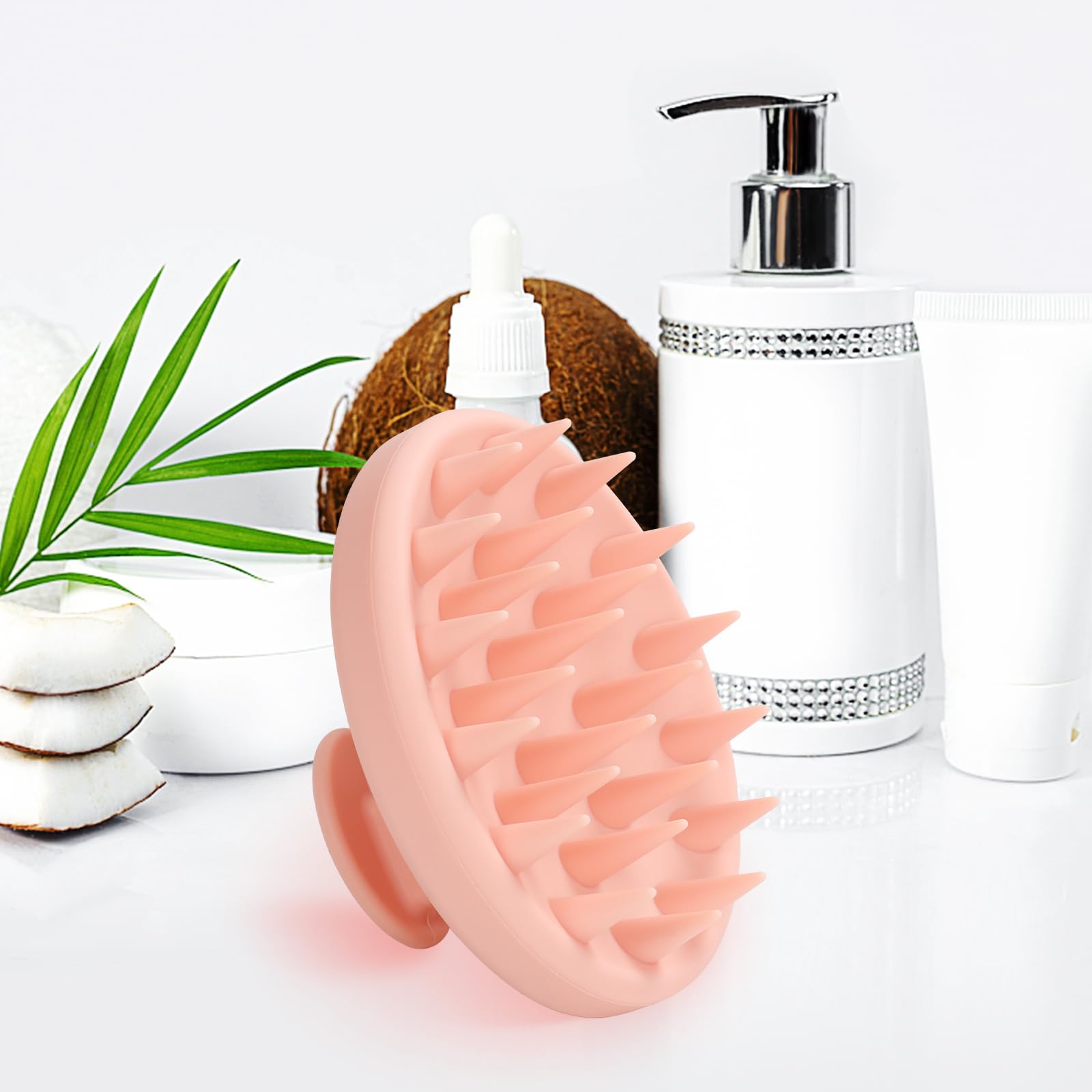 Meartchy silicone scalp massager for wet use during shampoo sessions.
