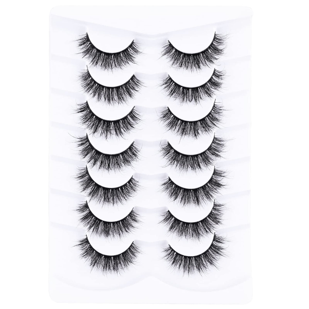 Mebver cat eye lashes closeup offering natural daily wear.
