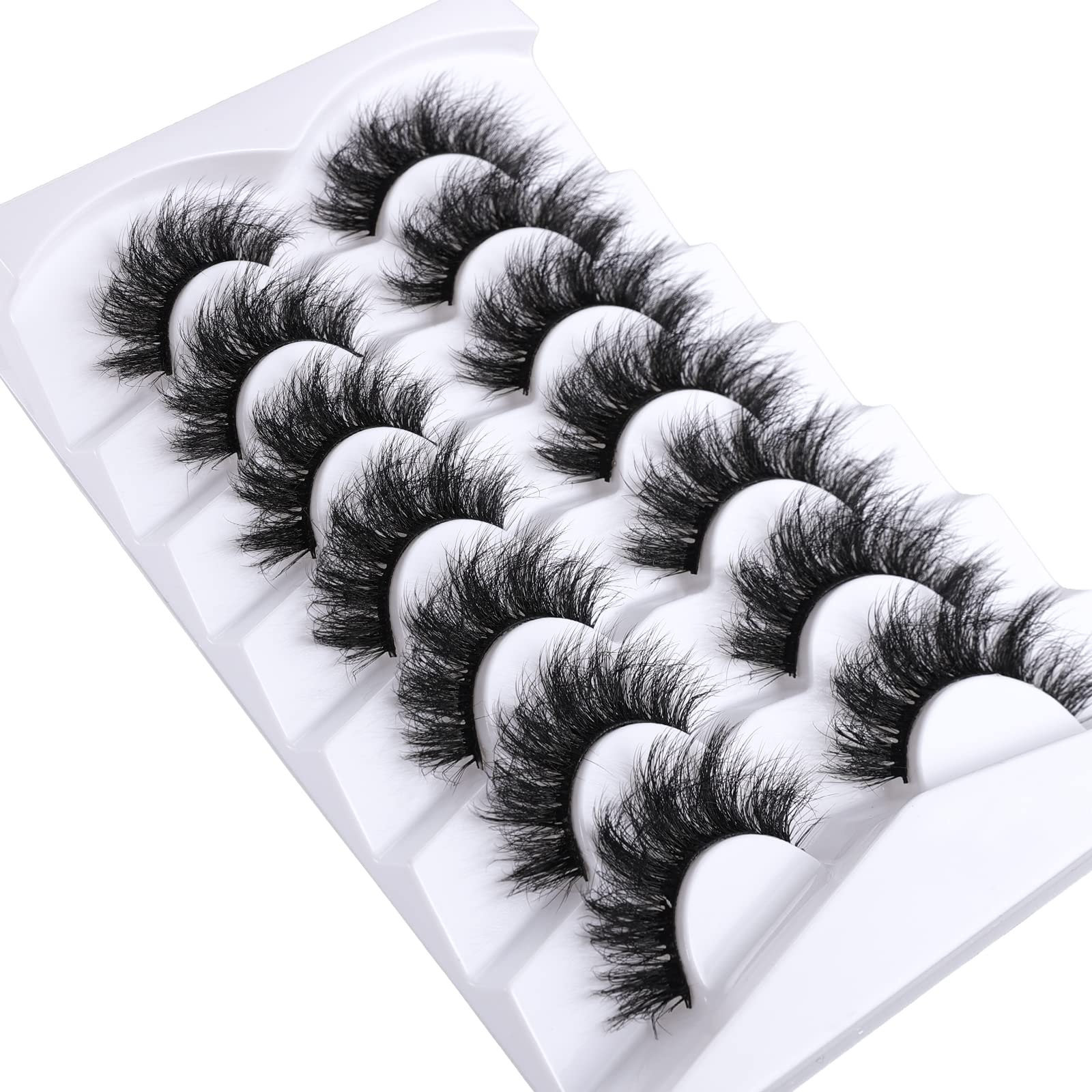 Mebver durable reusable lashes maintain flutter after multiple uses and storage