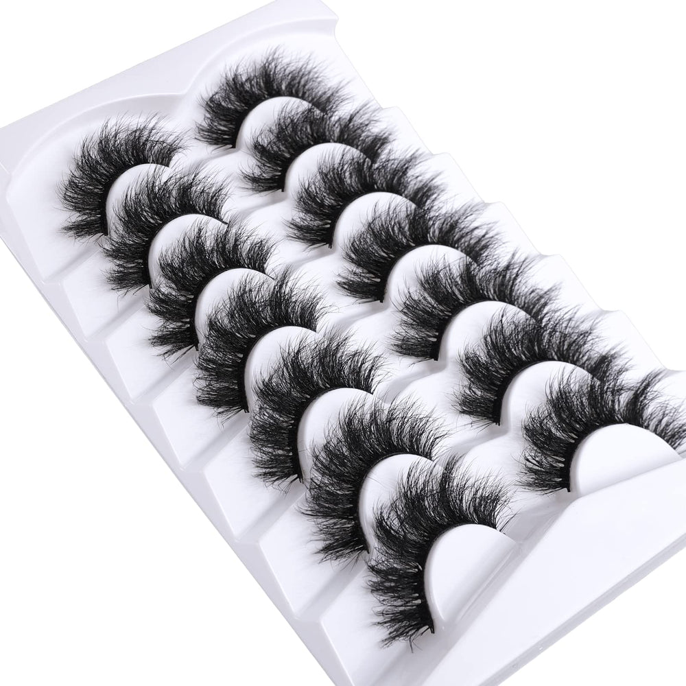 Mebver durable reusable lashes maintain flutter after multiple uses and storage