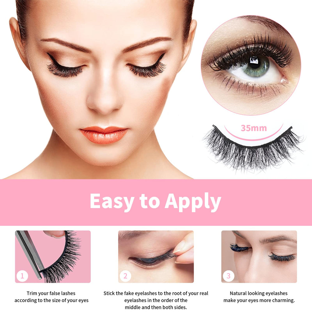 Mebver easy-apply lash band emphasizes flexible cotton band.