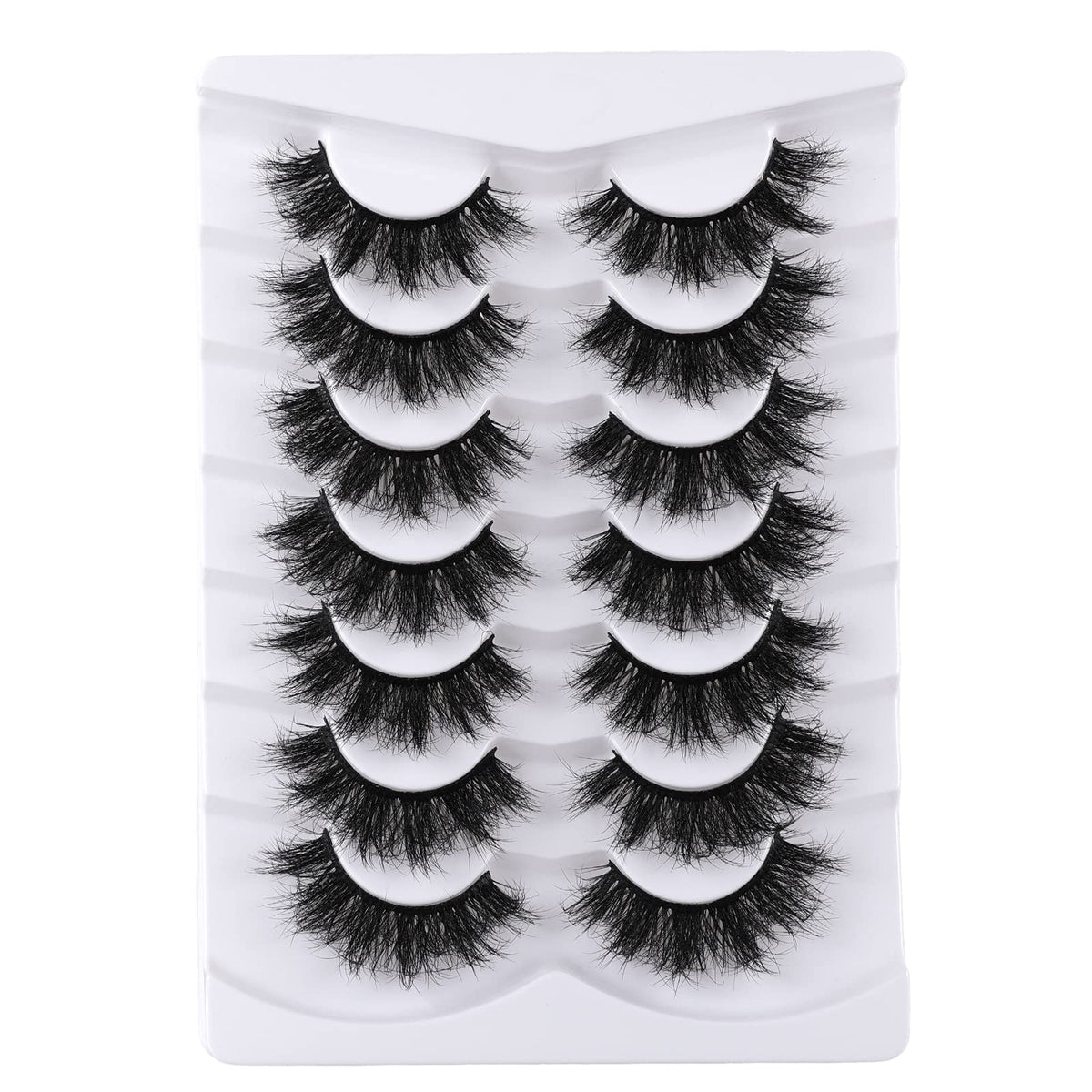 Mebver false eyelashes cat eye look with natural enhancement and lightweight wear