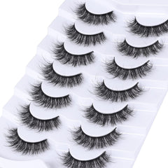 Mebver faux mink hair closeup highlights soft, lightweight feel for all-day comfort.