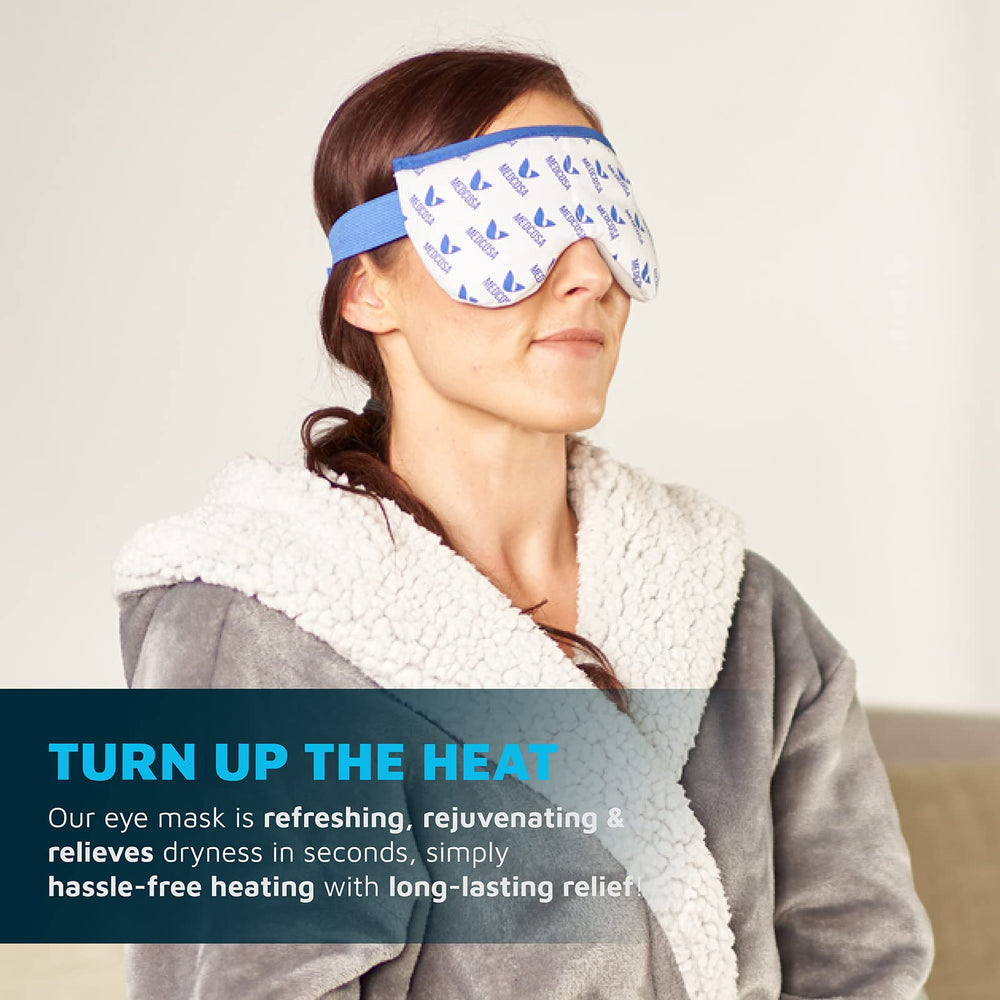 Medcosa eye mask supports dry-eye relief and eye fatigue reduction