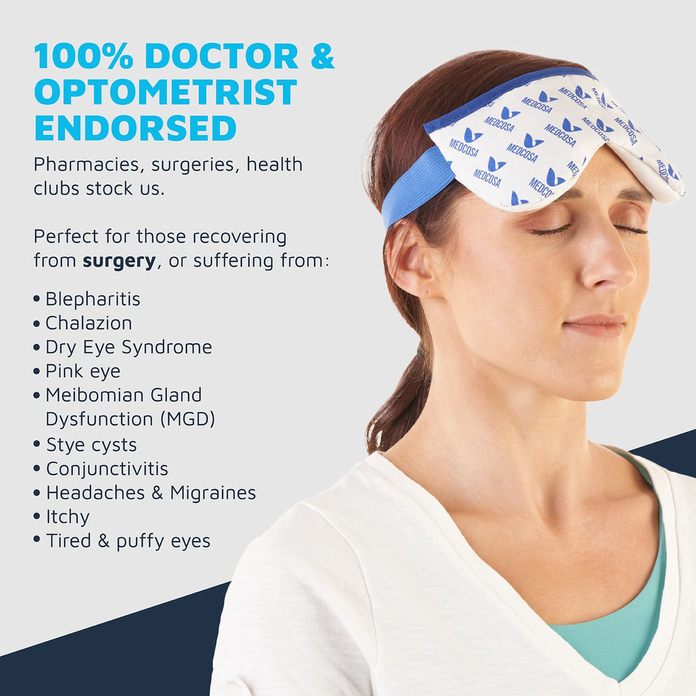 Medcosa eye mask from a UK family-run brand with trusted care