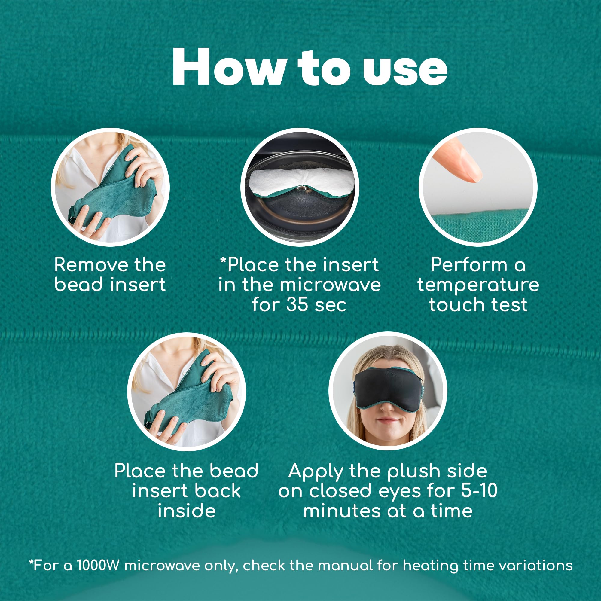 Medi Grade 2-in-1 eye mask cooling gel layer for refreshed eyes