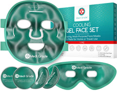 Medi Grade cooling face mask resting for a refreshing spa-like experience