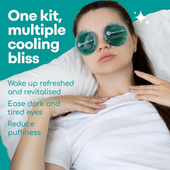 Medi Grade under-eye cooling pads refreshing tired under-eye area