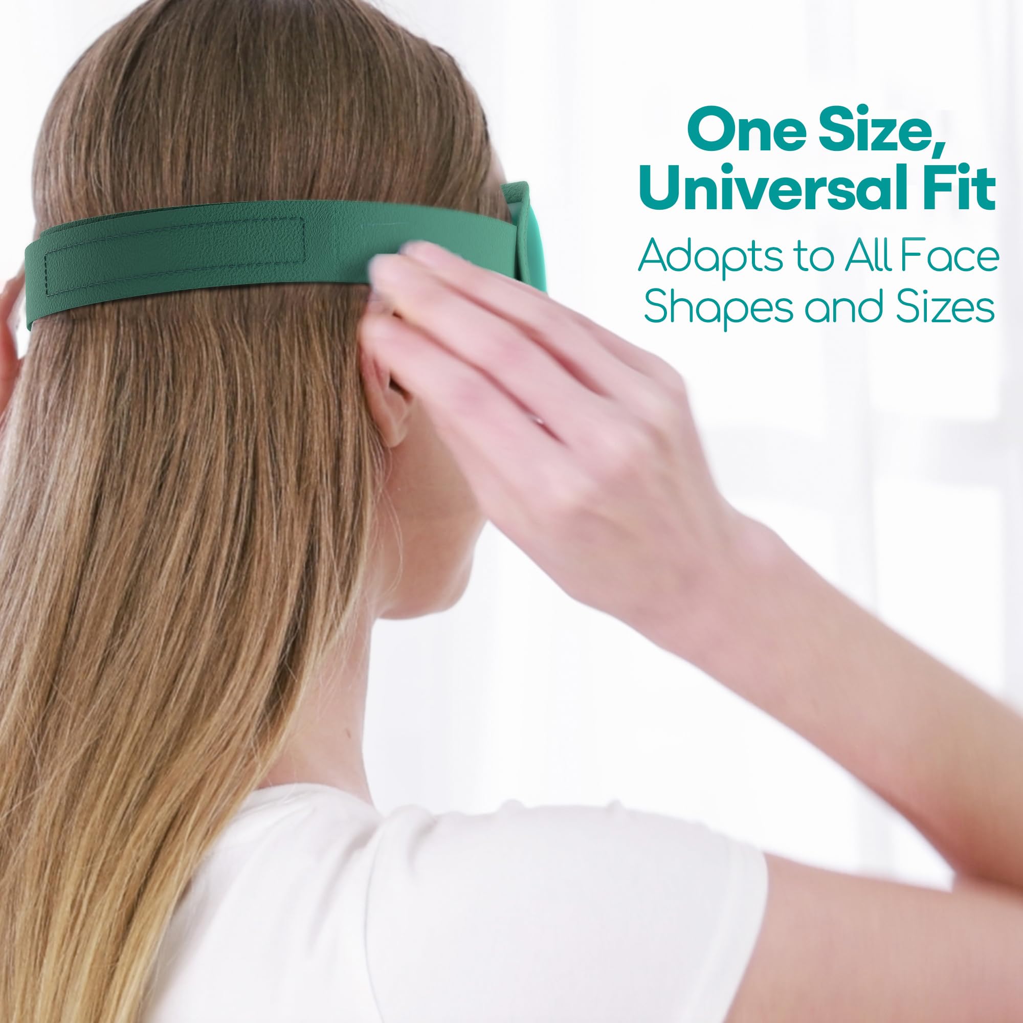 Enhanced nose-gap design of Medi Grade mask improves under-eye coverage