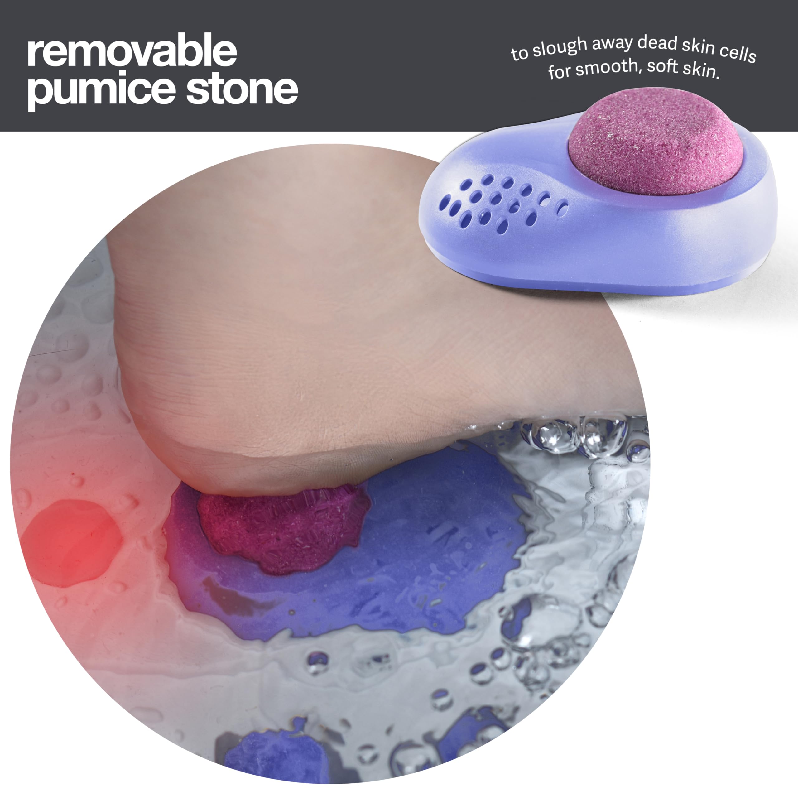 Medical King Foot Spa collapsible design stores easily for travel and small spaces.
