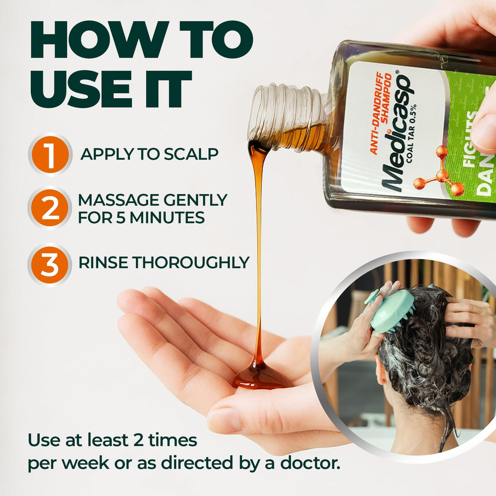 Medicasp psoriasis, cuidado capilar para zonas afectadas.