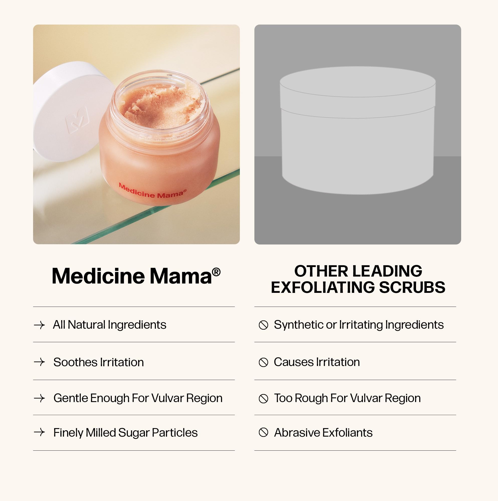 VMAGIC ingredients highlight rosehip oil for hydrated, balanced skin.