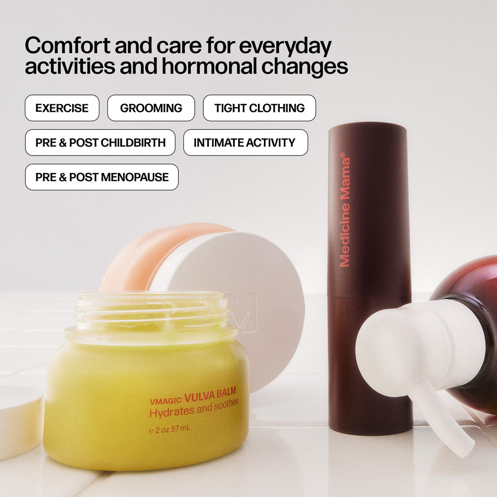 VMAGIC after-shaving vulvar-care use for comfort