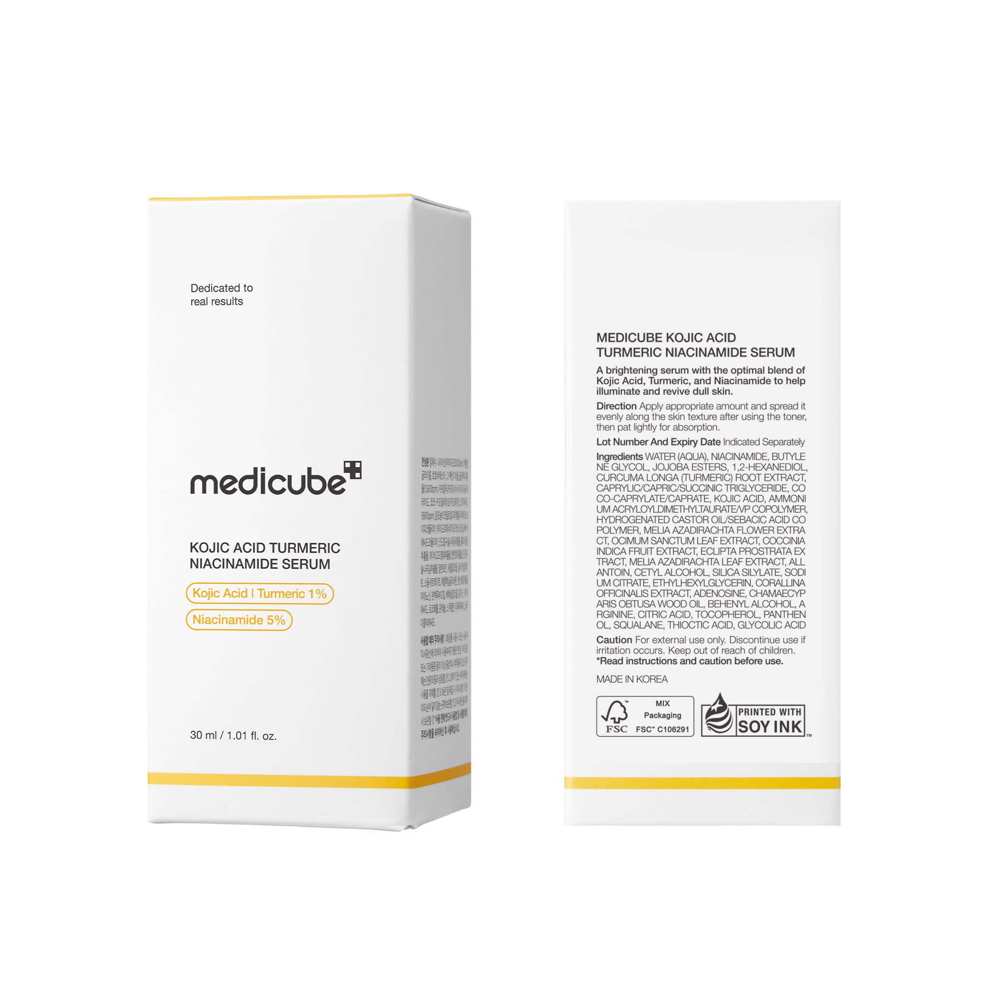 Medicube after-spot-care routine image suggests calming nightly regimen.