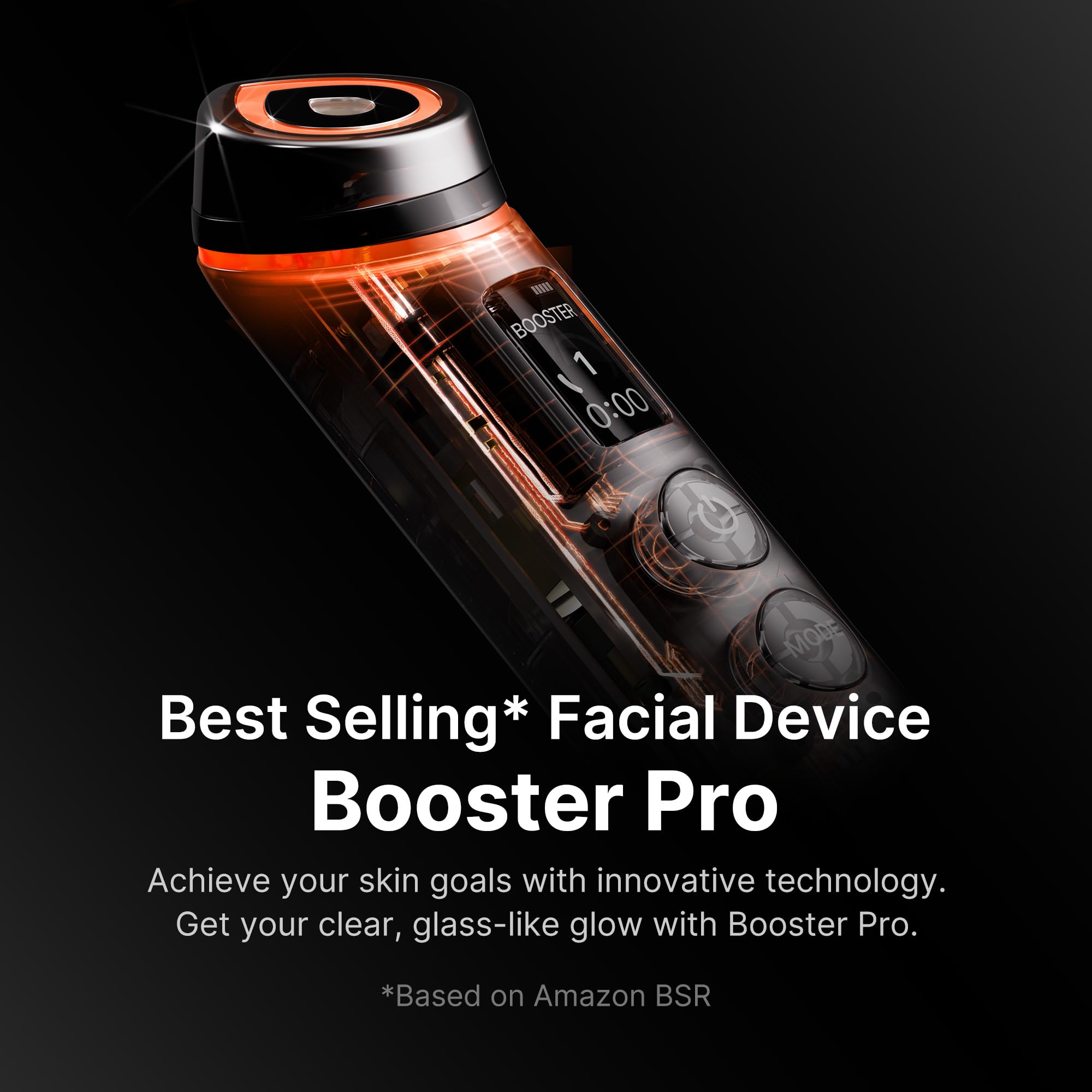 Medicube Age-R Booster Pro app guide screen showing customized skincare plan