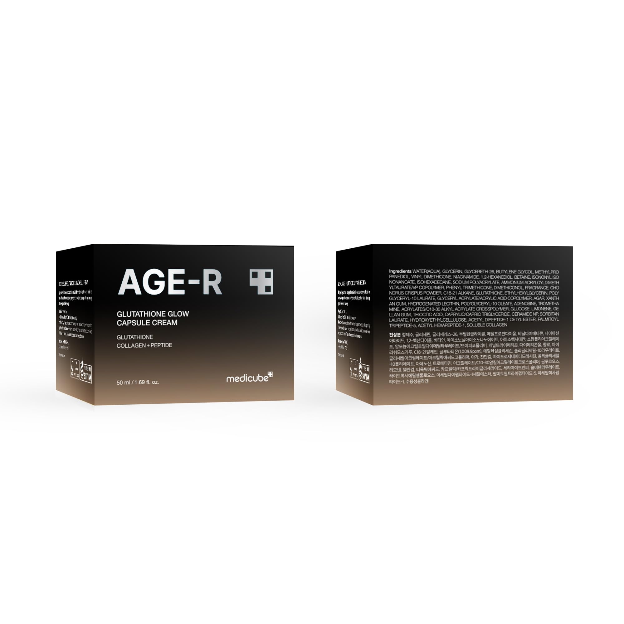 Medicube AGE-R Glow vanity scene hints at a luminous daily skincare ritual.