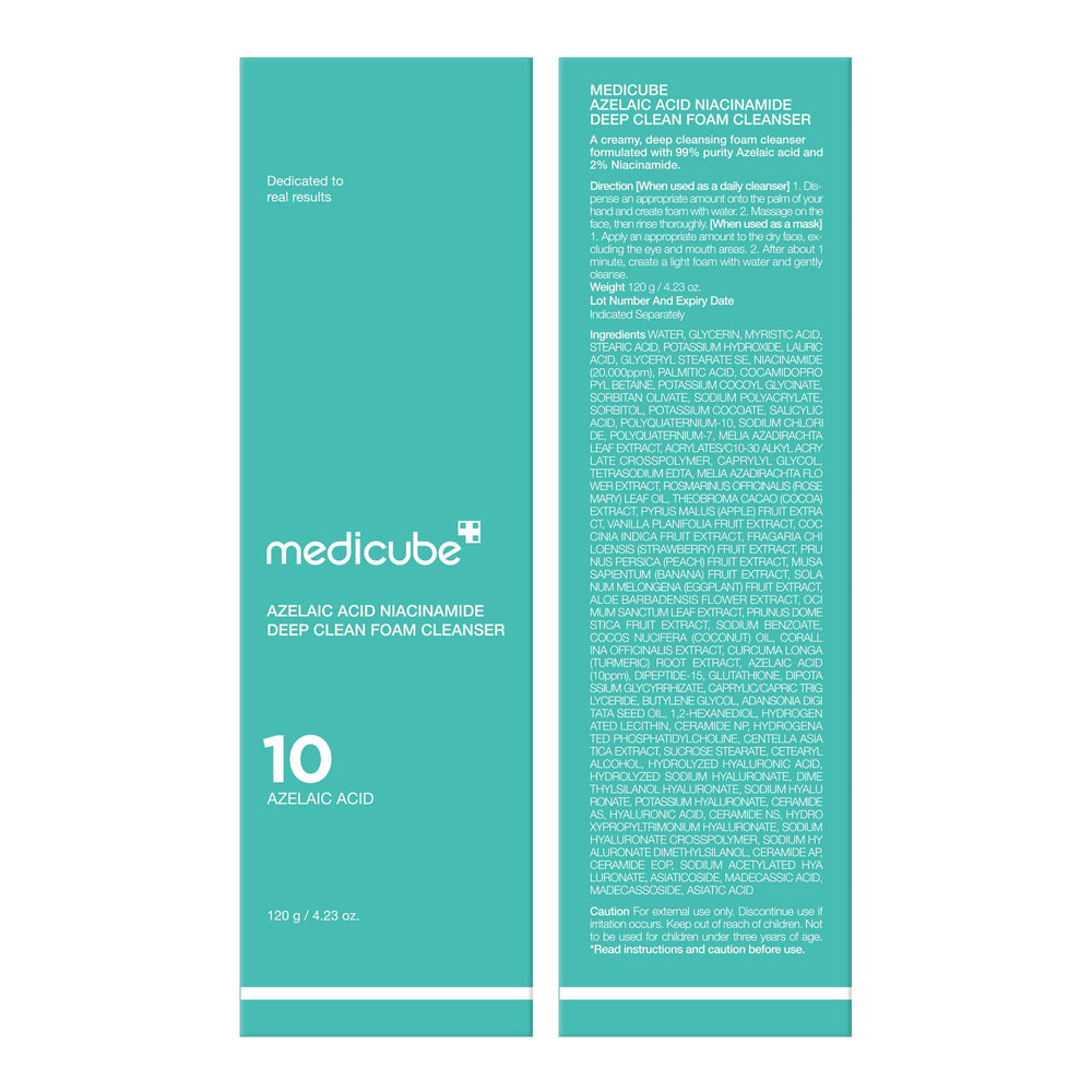 medicube Azelaic Acid Gummy Whip Cleanser Korean skincare ritual vibe with refreshing cleanse