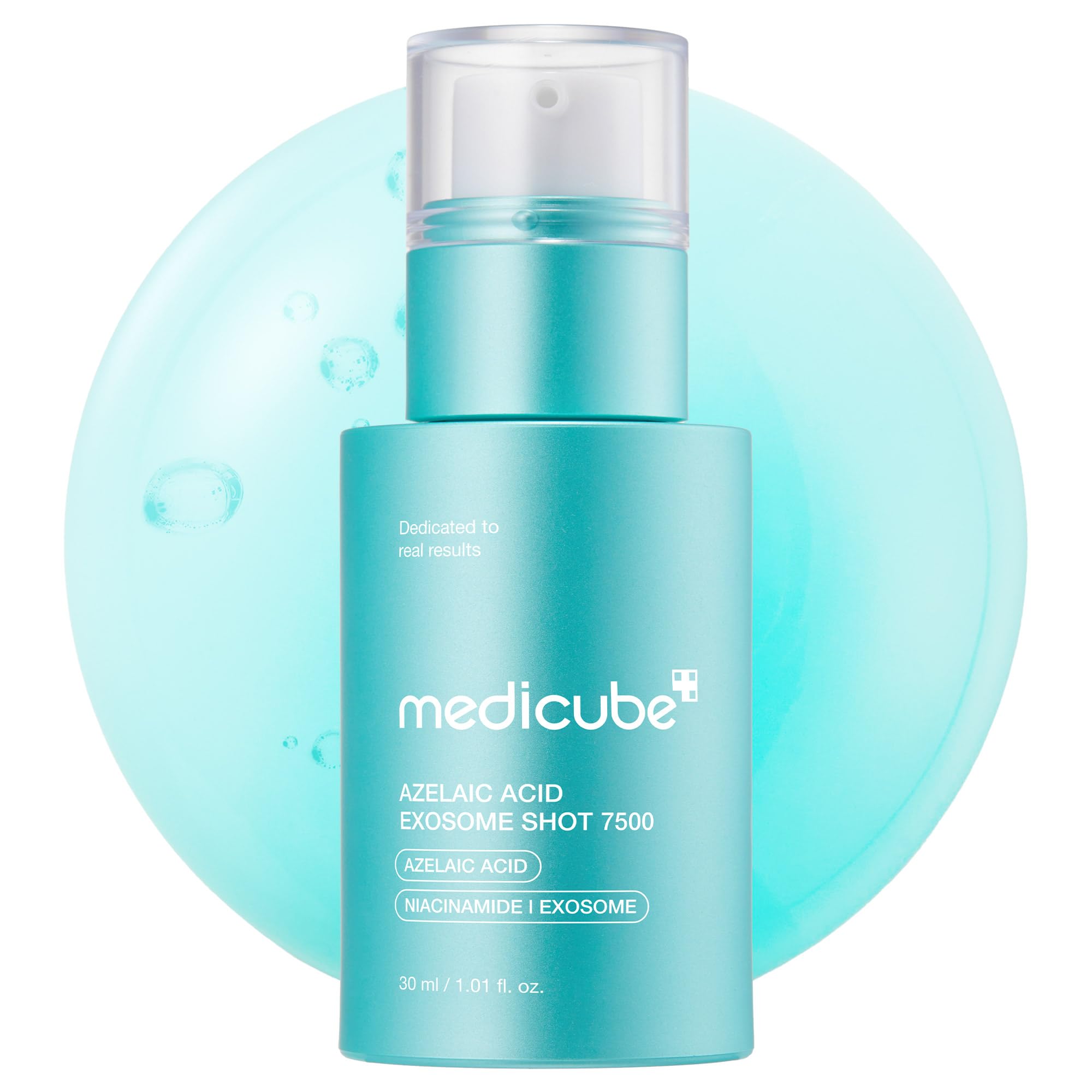 Medicube Azelaic Exosome Shot Serum bottle ready for daily hydration.