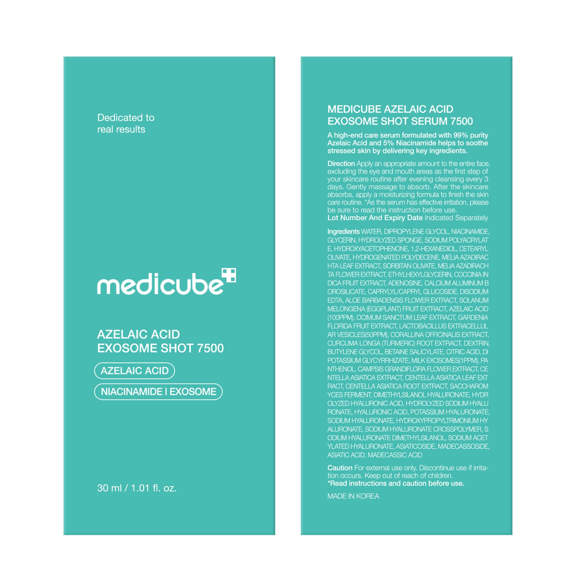 Medicube simple skincare routine featuring Exosome Shot serum.