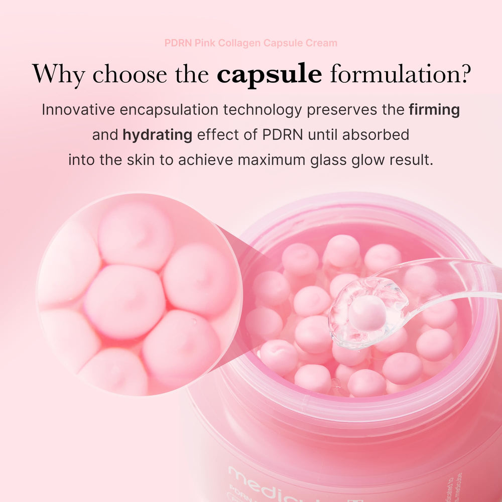 Medicube capsules ready to mix provide a customizable soothing daily blend.