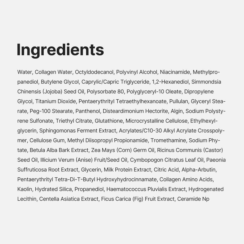 medicube Collagen Glazed Mask 130Da collagen emphasis highlights enhanced absorption feel