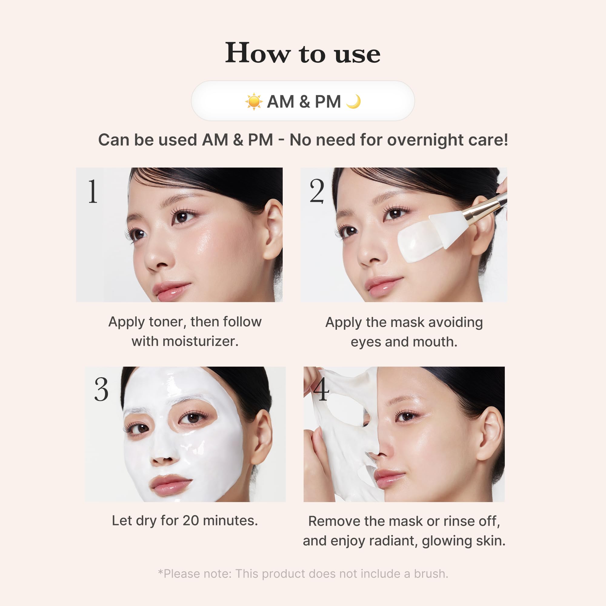 medicube Collagen Glazed Mask glow result showcases dewy complexion and smooth texture