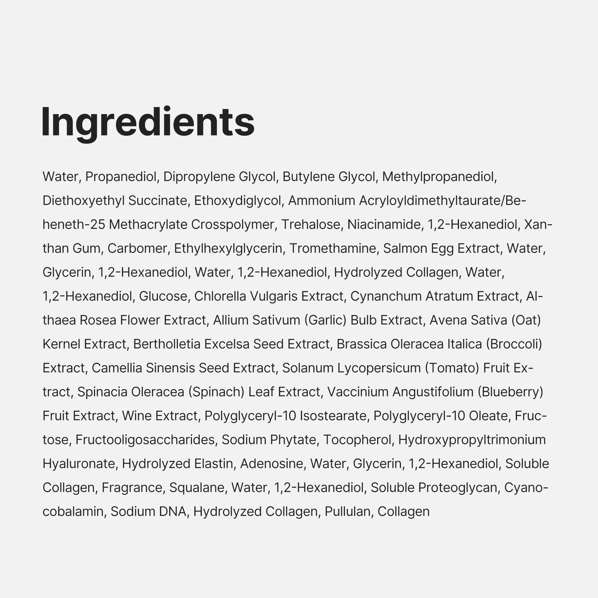 Medicube Collagen Jelly Cream dermatologist-tested label signals skin-friendly formula.