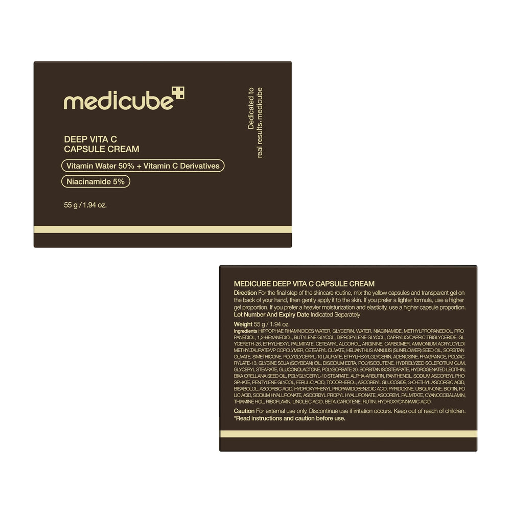 Medicube Deep Vita C Golden Capsule 24 hour radiance results suggest instant glow