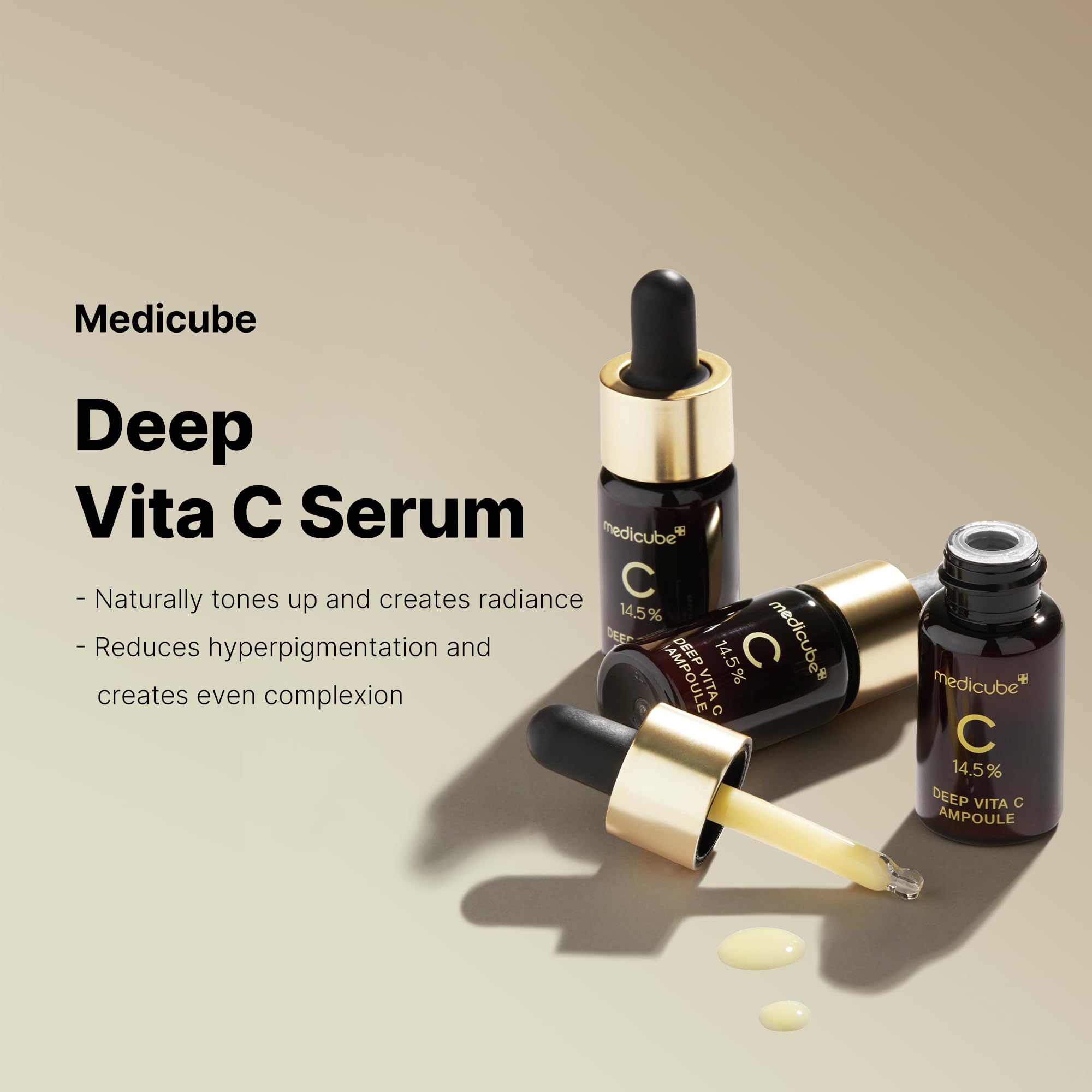 Medicube Deep Vita C Serum packaging box for daily skincare routine