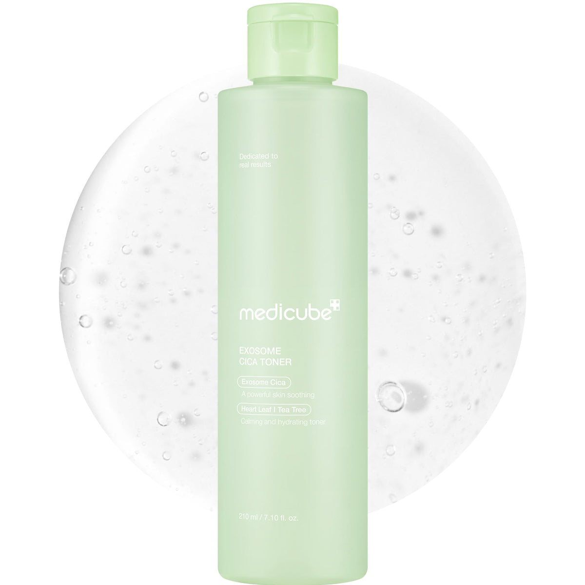 Medicube Exosome Cica Toner bottle for balanced, refreshed skin.
