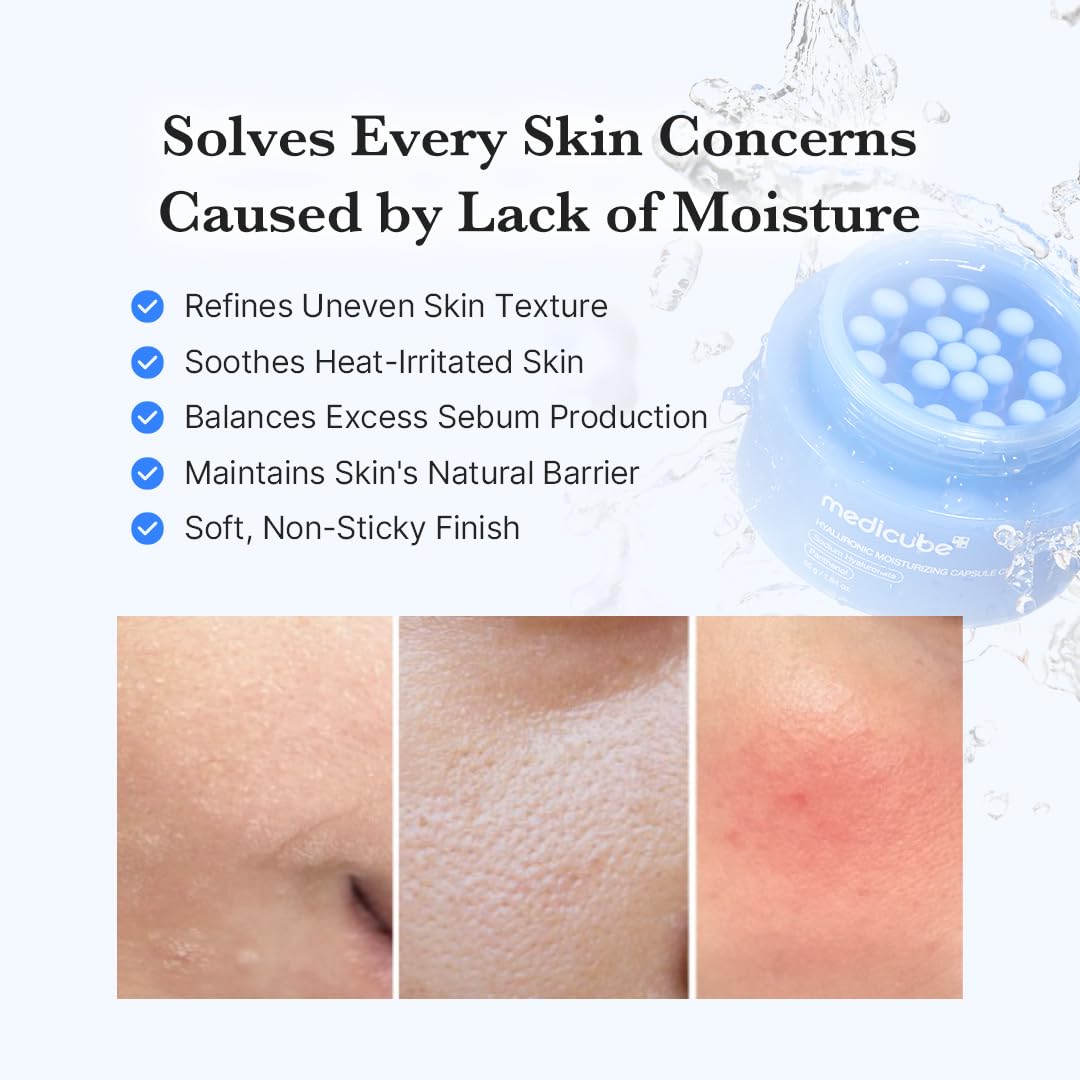 medicube hyaluronic acid capsule cream packaging box for premium skincare