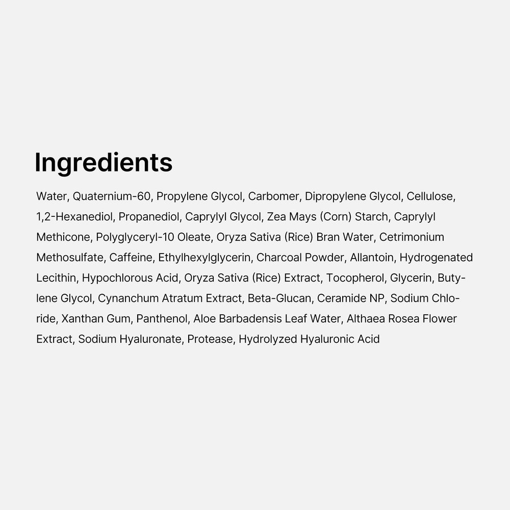 Medicube ingredient spotlight image showing rice derivatives and humectants benefits