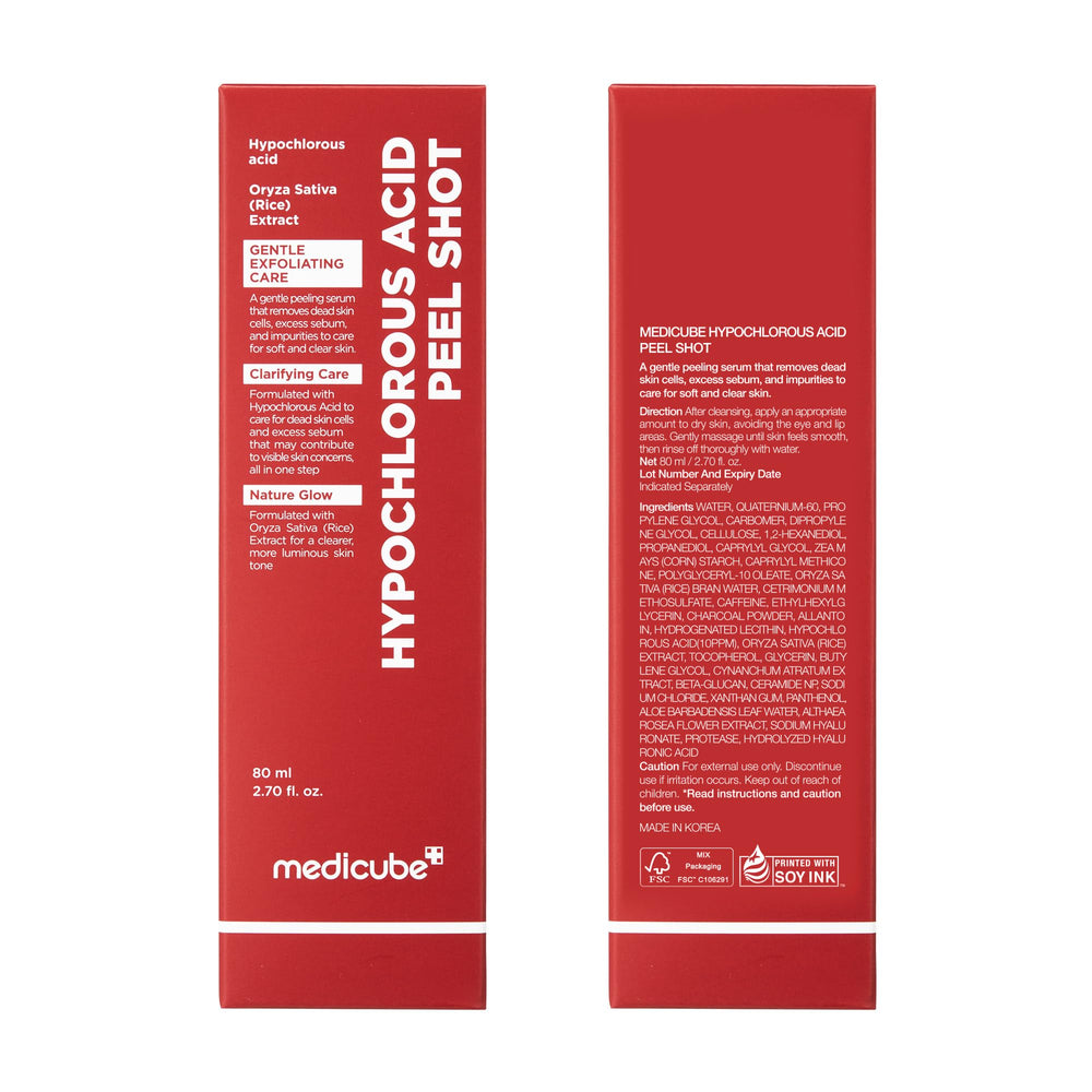 Medicube night-to-morning routine shot hints at gentle exfoliation before makeup