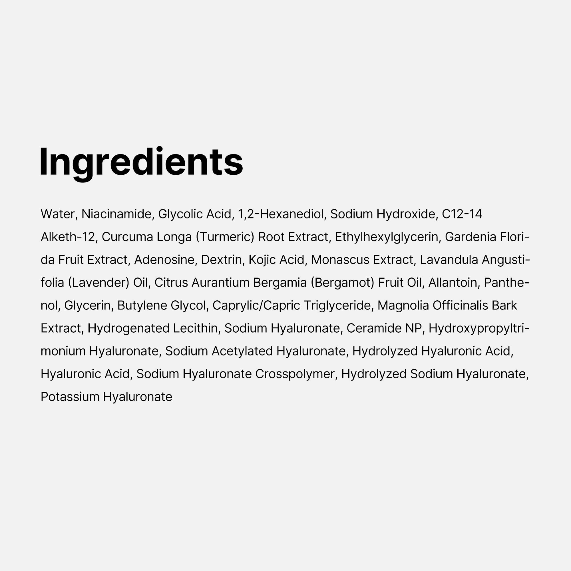 Medicube Kojic Turmeric Toner underarms tone for balanced skin