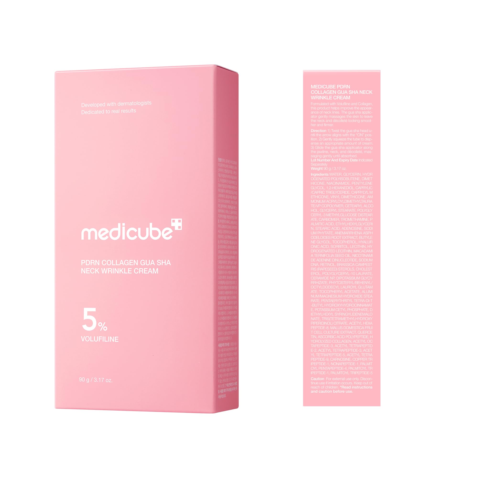 medicube placed on bathroom vanity to show routine-friendly lifestyle benefit