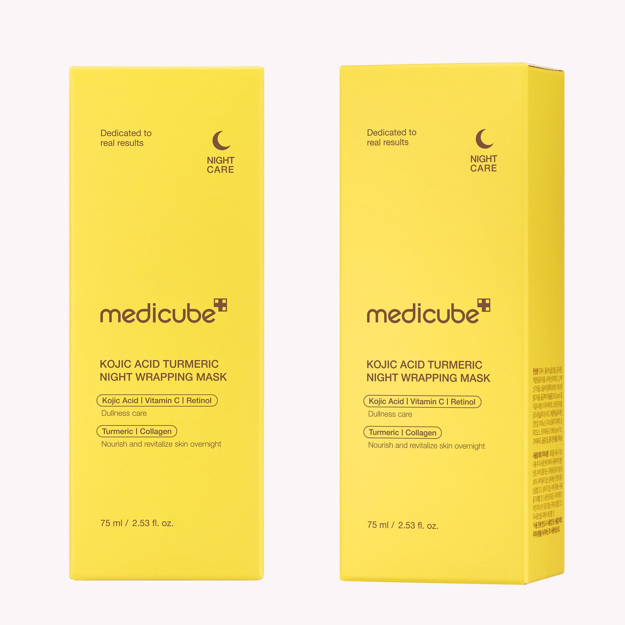 medicube morning glow close-up after peeling to reveal brightness